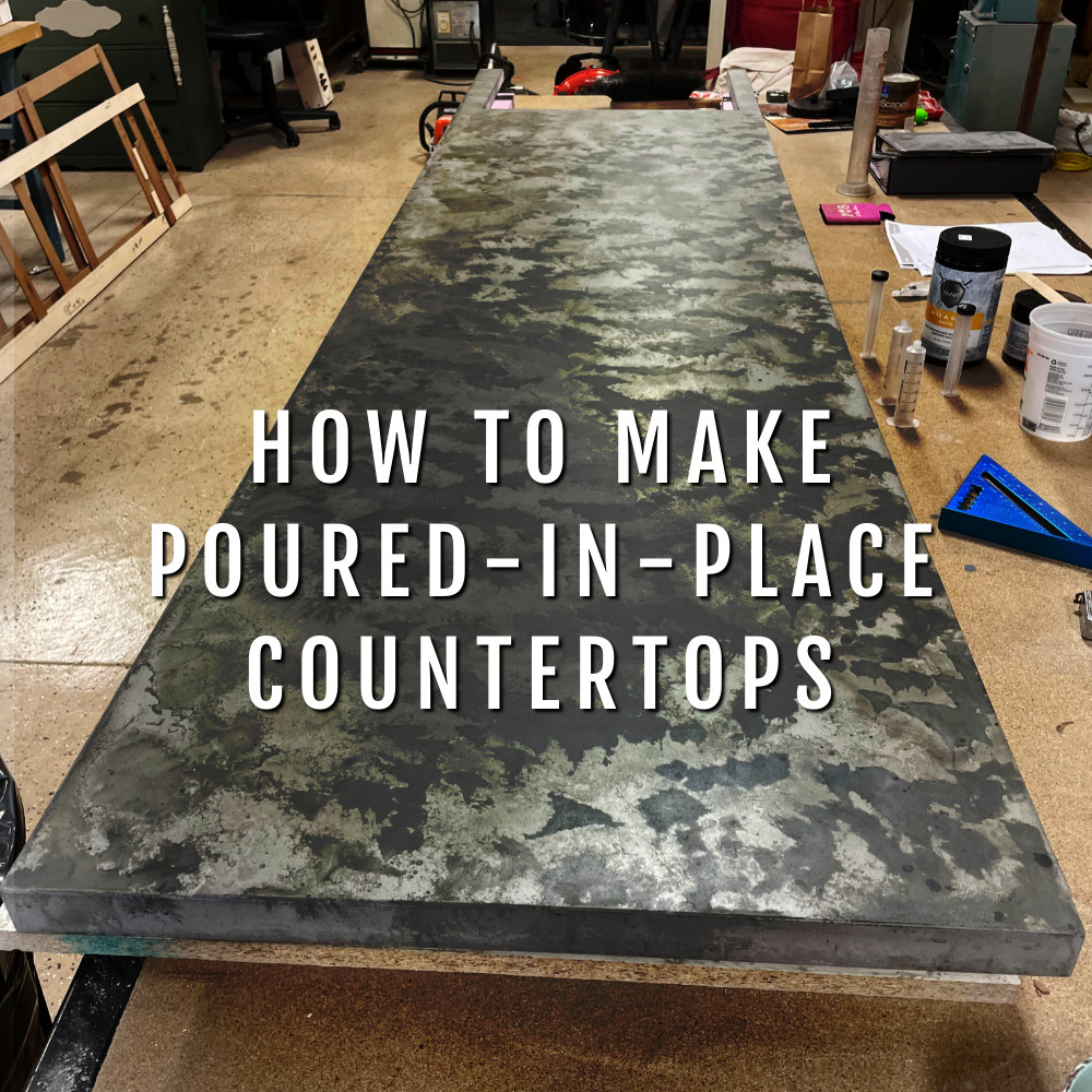 How-To Make A Poured-In-Place Concrete Countertop